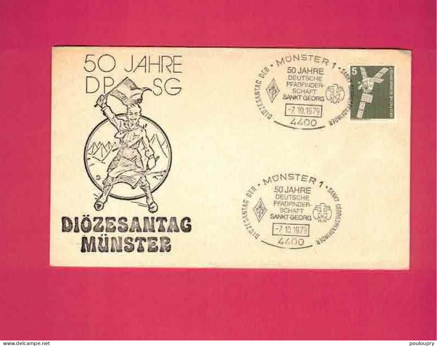 Lettre De 1979 D' Allemagne - YT N° 695 - 50 Jahre DPSG - Diözesantag Münster - Covers & Documents