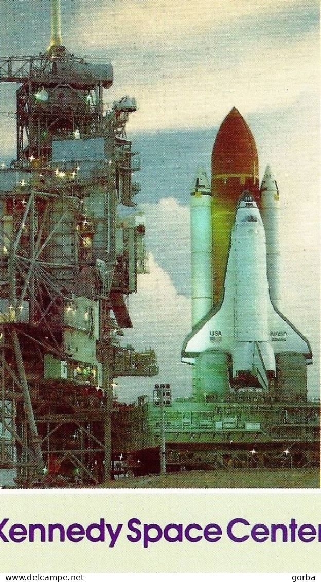 *CPM -  KENEDY SPACE CENTER - ATLANTIS Sits On Pad 39A At Dusk - Space