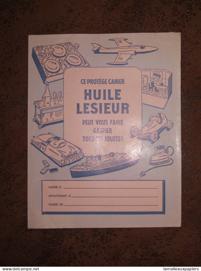 Protège Cahier Huile Lesieur 1955 - Food