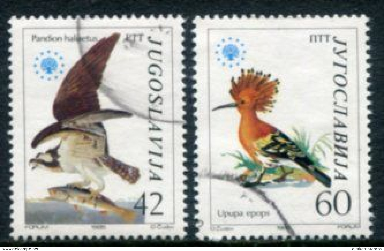 YUGOSLAVIA 1985 European Nature Protection Used.  Michel 2100-01 - Gebraucht