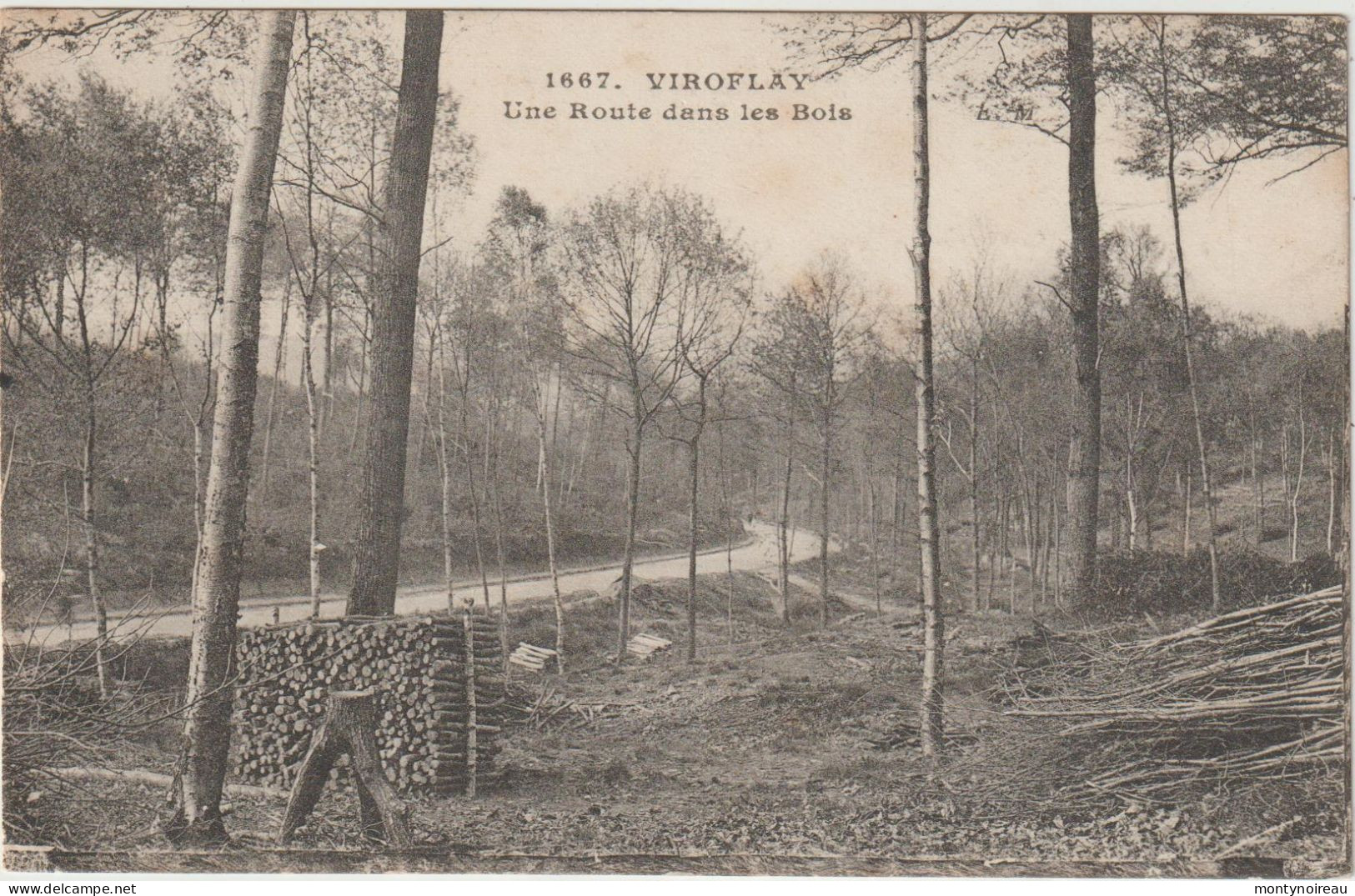 MIK : Yvelines : VIROFLAY : Une  Route  Dans Les Bois - Viroflay