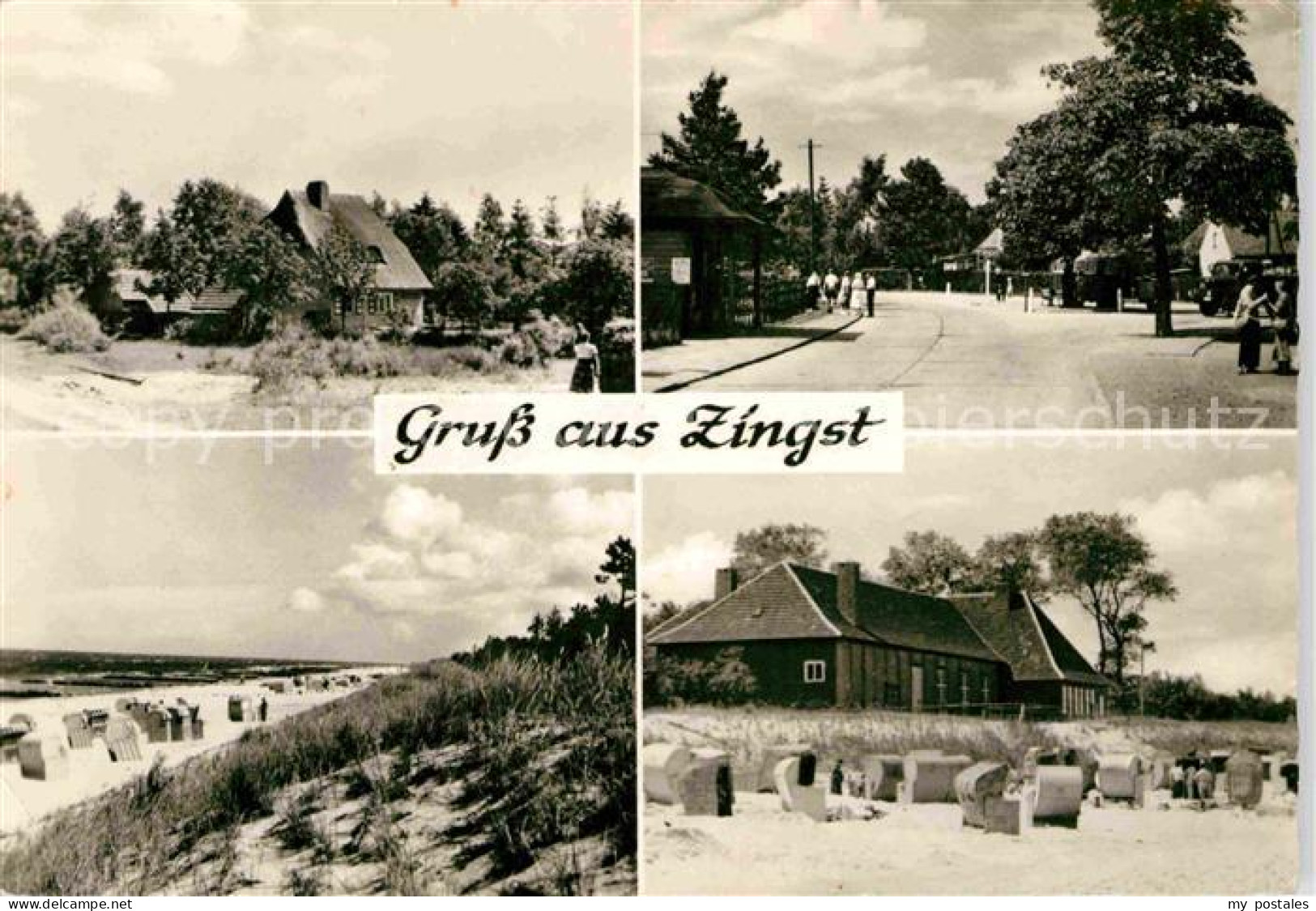 72703452 Zingst Ostseebad Teilansichten Strand Duenen Zingst Darss - Zingst