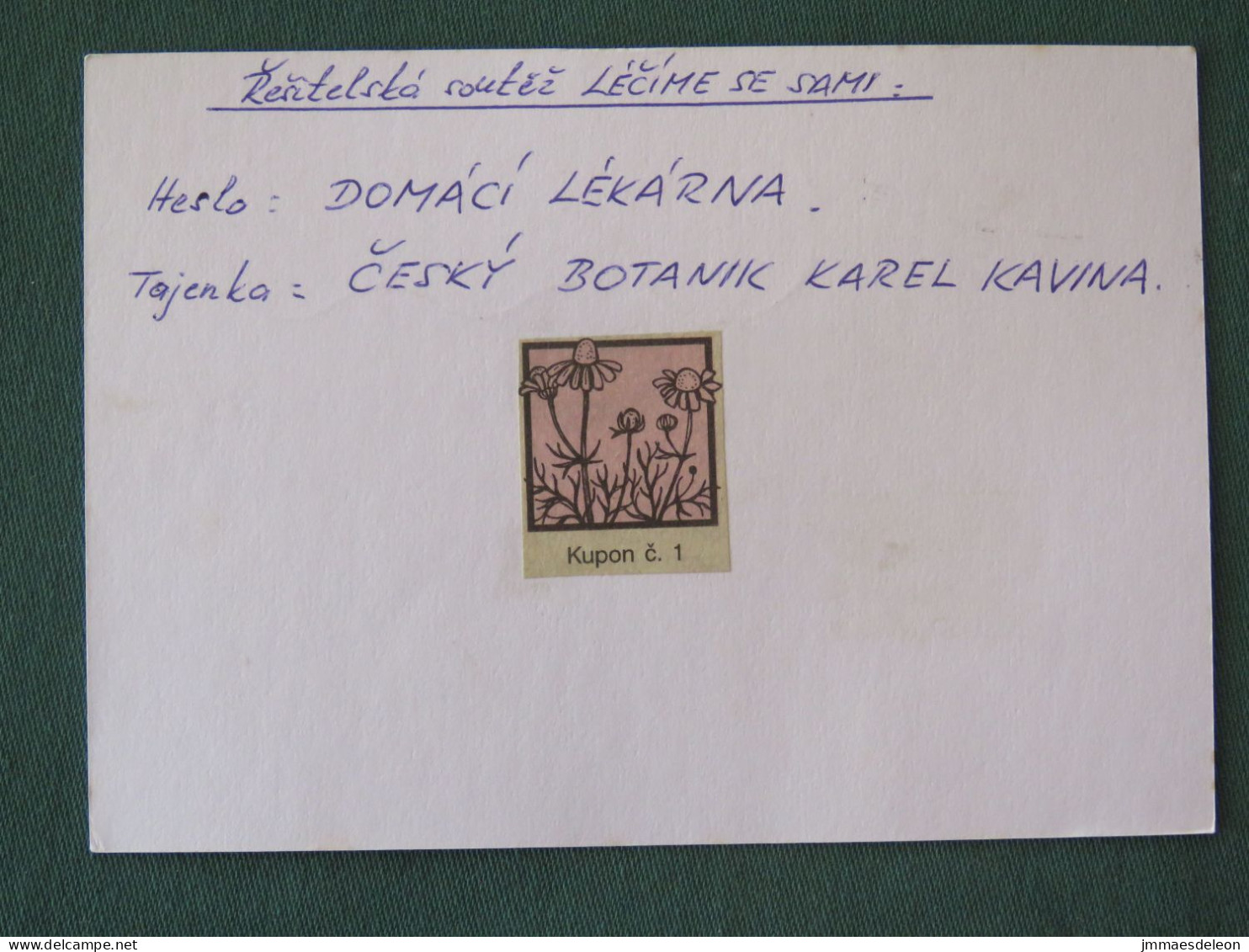 Czech Republic 2001 Stationery Postcard 5.40 Kcs Prague Sent Locally - Lettres & Documents