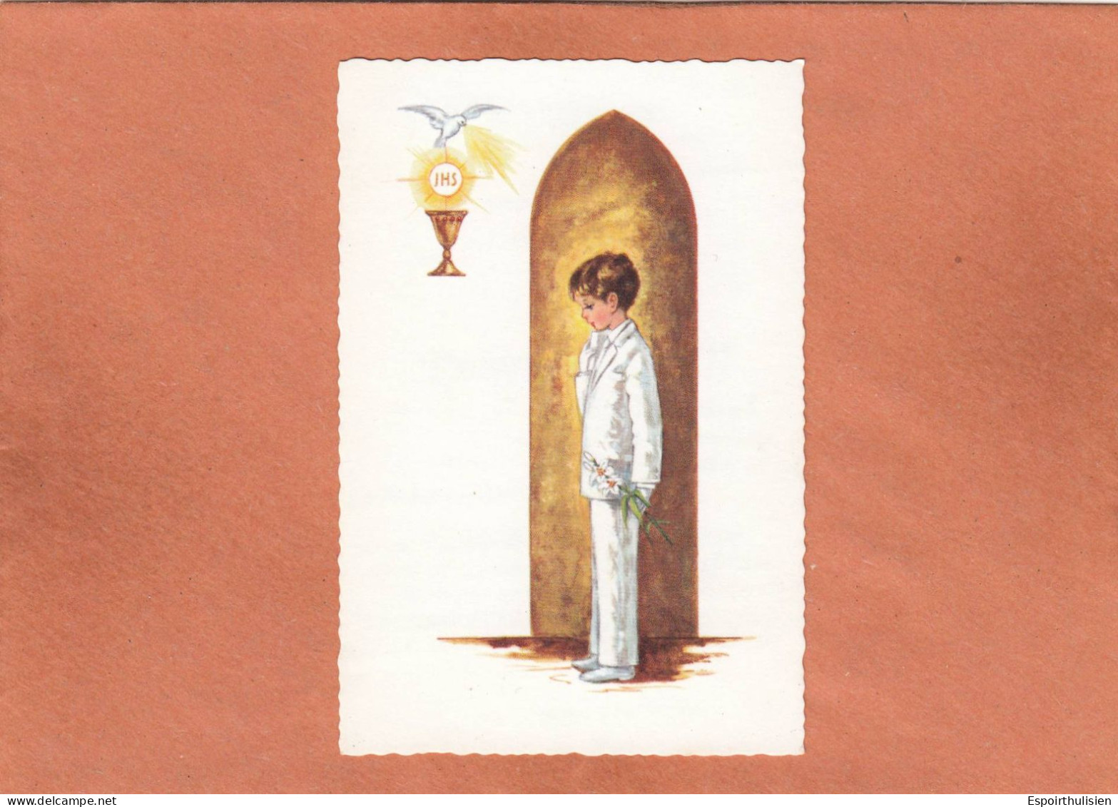 SOLRE SAINT GERY - EGLISE PAROISSIALE DE - FAIRE-PART DE COMMUNION - ALAIN RINGUET - 30 AVRIL 1972 - 198 - Kommunion Und Konfirmazion