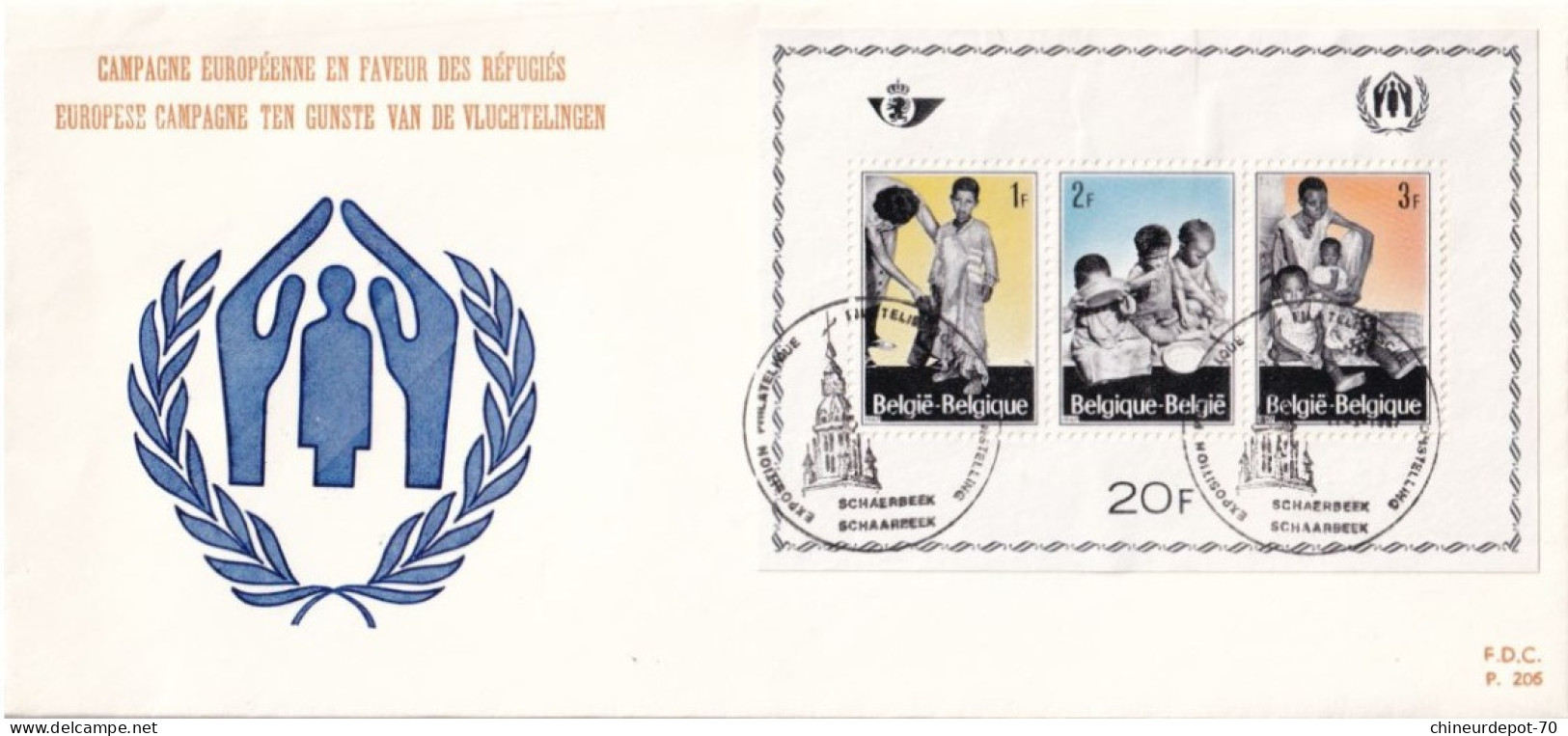 Campagne Européene En Faveur Des Réfugiés    1967 - Storia Postale