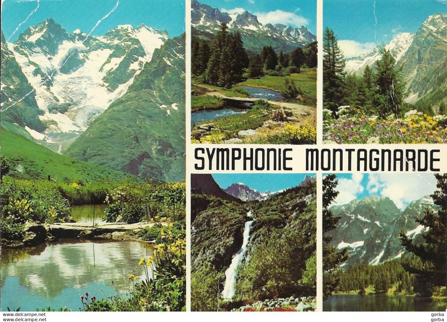 *CPM - Symphonie Montagnarde - Divers Paysages - Rhône-Alpes