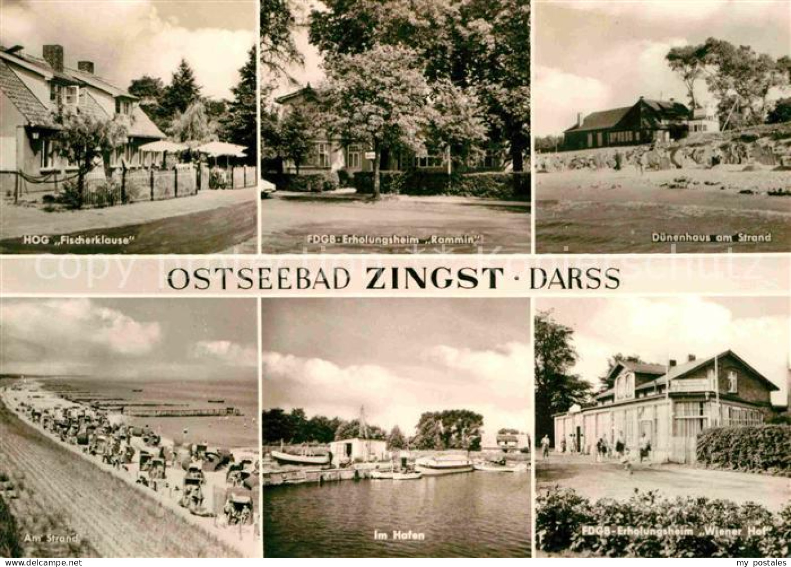 72703214 Zingst Ostseebad Duenenhaus Strand Hafen HOG-Fischerklause Zingst Darss - Zingst