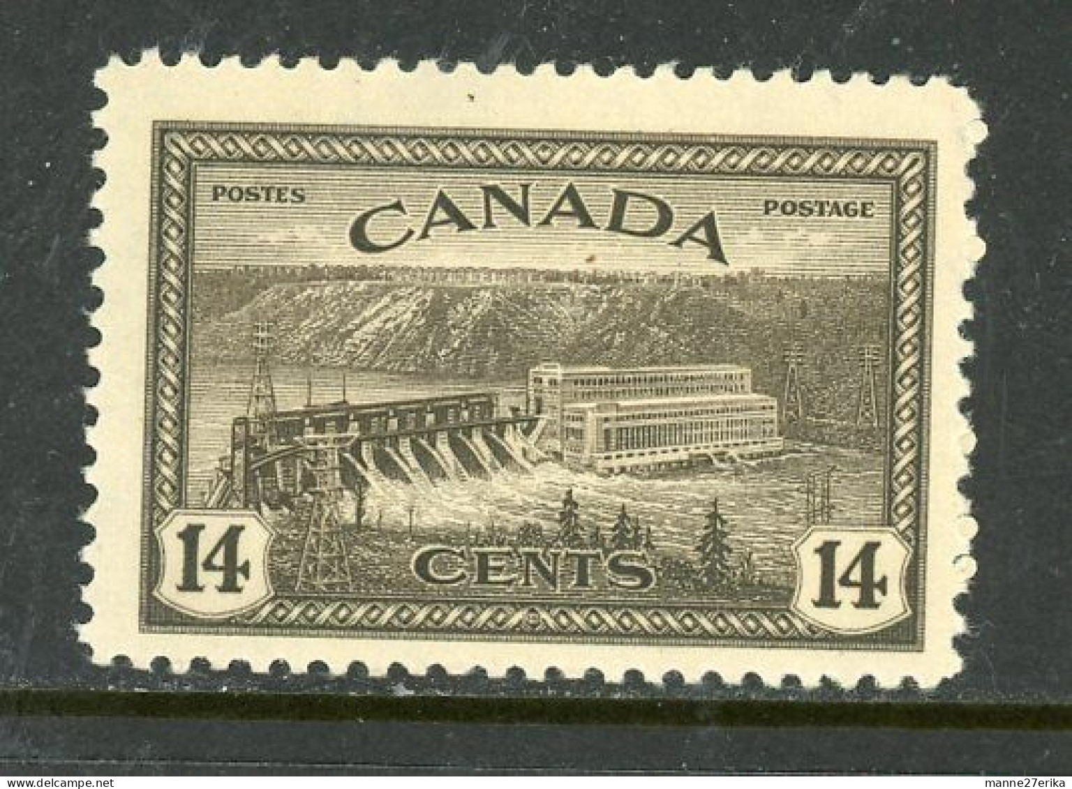 Canada MNH 1946 Hydroelectric Station, Quebec - Neufs