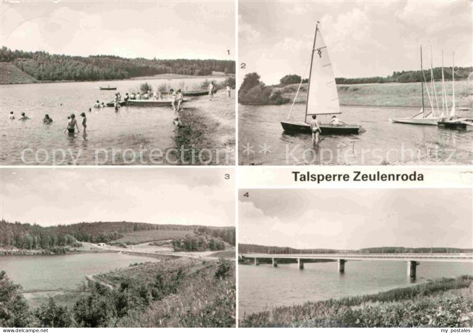 72702240 Zeulenroda-Triebes Talsperre Strandbad Seglerhafen Vorsperrmauer Teilan - Zeulenroda