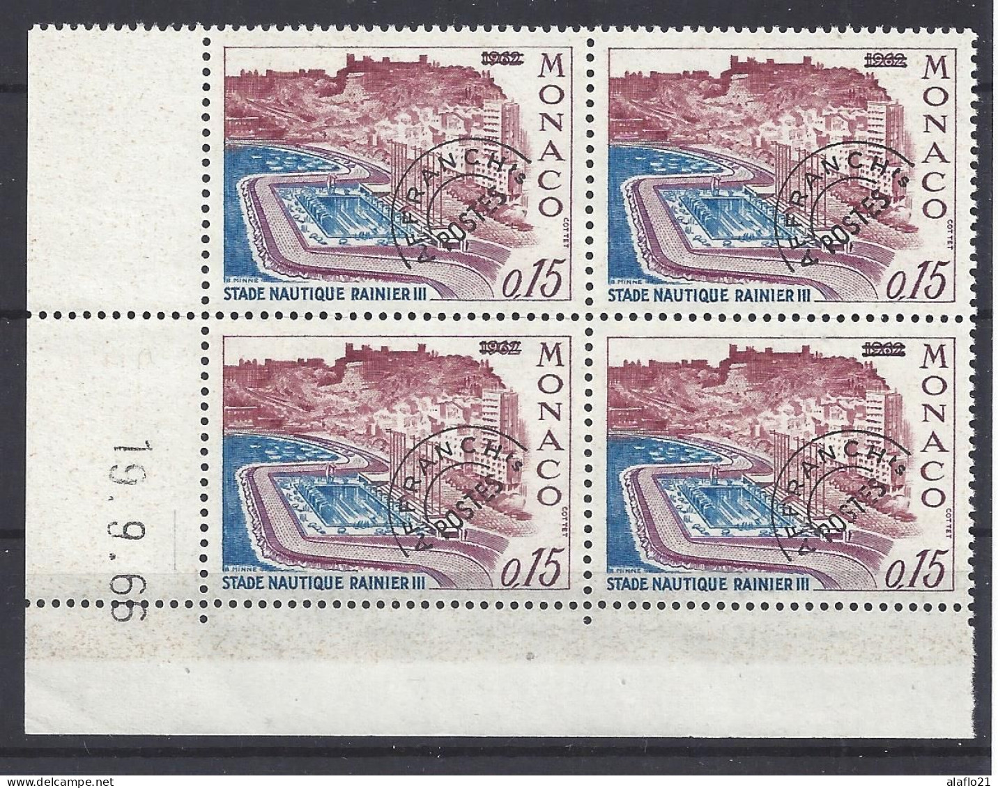 MONACO - PREO N° 24 - Bloc De 4 COIN DATE - NEUF SANS CHARNIERE - 19/9/65 - VorausGebrauchte