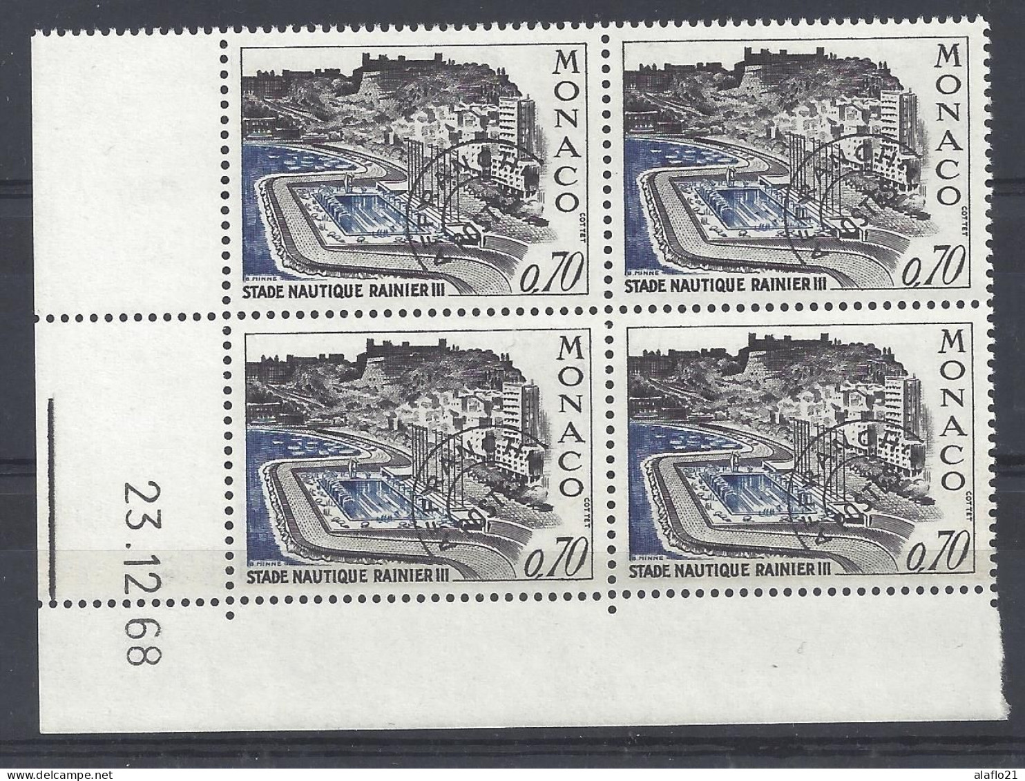 MONACO - PREO N° 29 - Bloc De 4 COIN DATE - NEUF SANS CHARNIERE - 23/12/68 - VorausGebrauchte