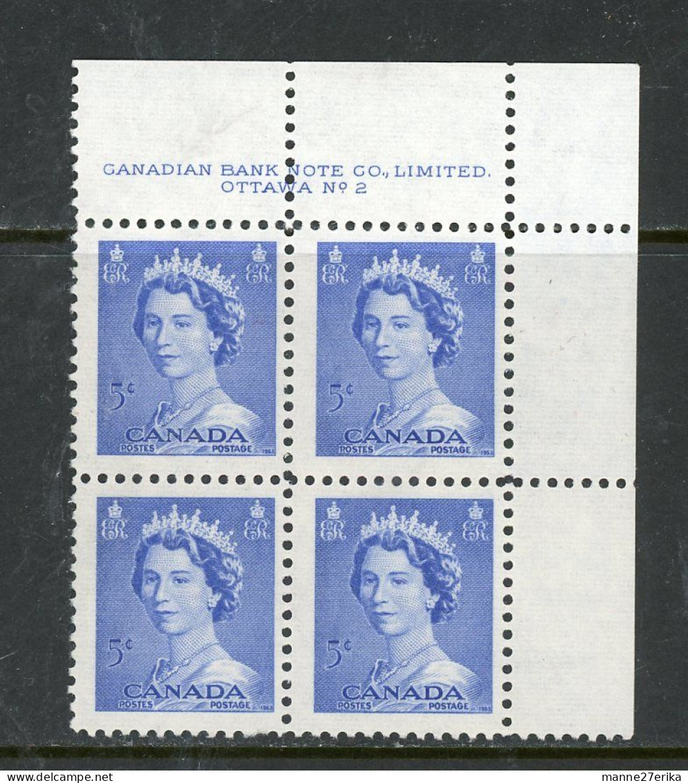 Canada MNH PB's 1953 Karsh Portrait - Neufs