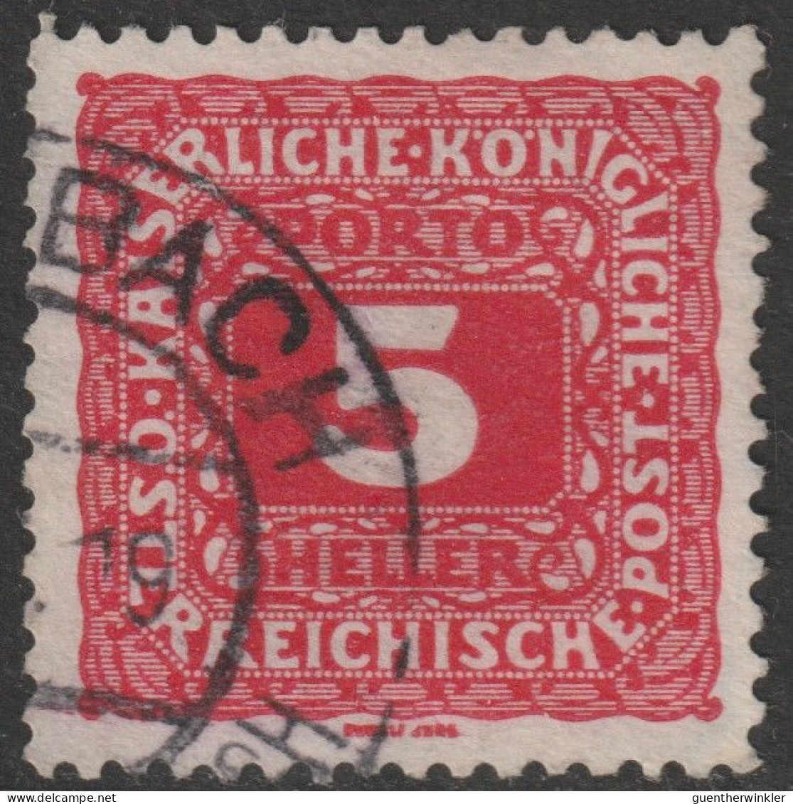 Österreich Porto 1916 ANK/Mi: 47° USED [47o] - Portomarken