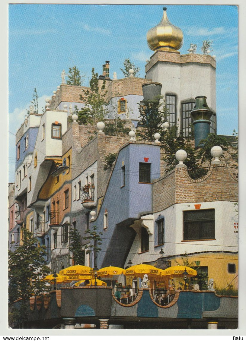 AK Wien Hundertwasser-Haus 3. Bez. Löwengasse/Kegelgasse, 1987 Postalisch Gelaufen, Siehe 3 Scans - Vienna Center