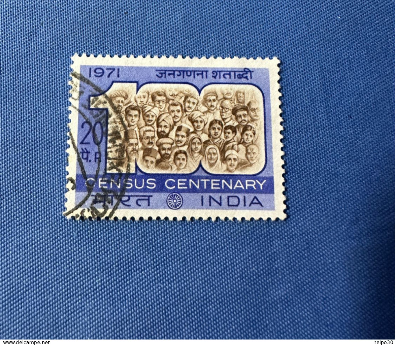 India 1971 Michel 522 100 Jahre Volkszählung - Usati