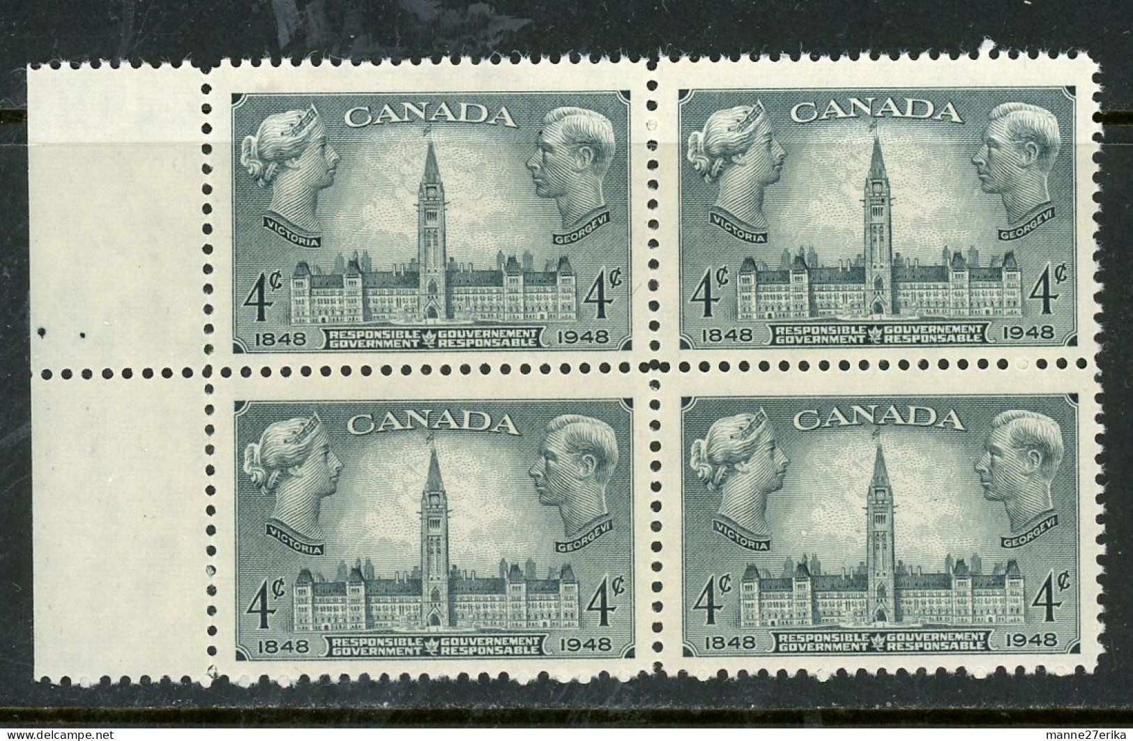 Canada  MNH 1948 Responsible Government - Unused Stamps