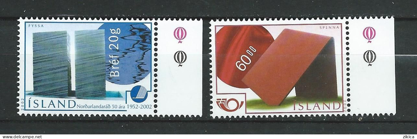 Iceland 2002 Contemporary Art. MNH** - Ungebraucht