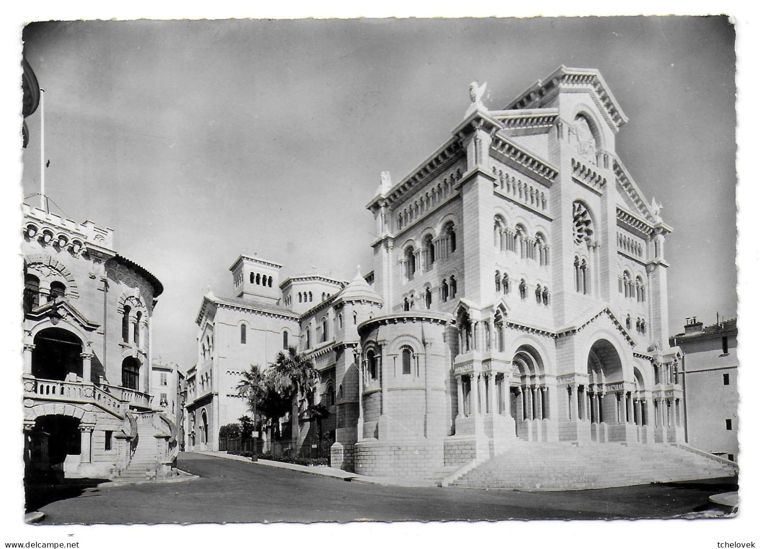 Monaco. 3 Cp. (1) La Cathedrale & (2) Palais 1954 & (3) Jardin Exotiques - Exotischer Garten