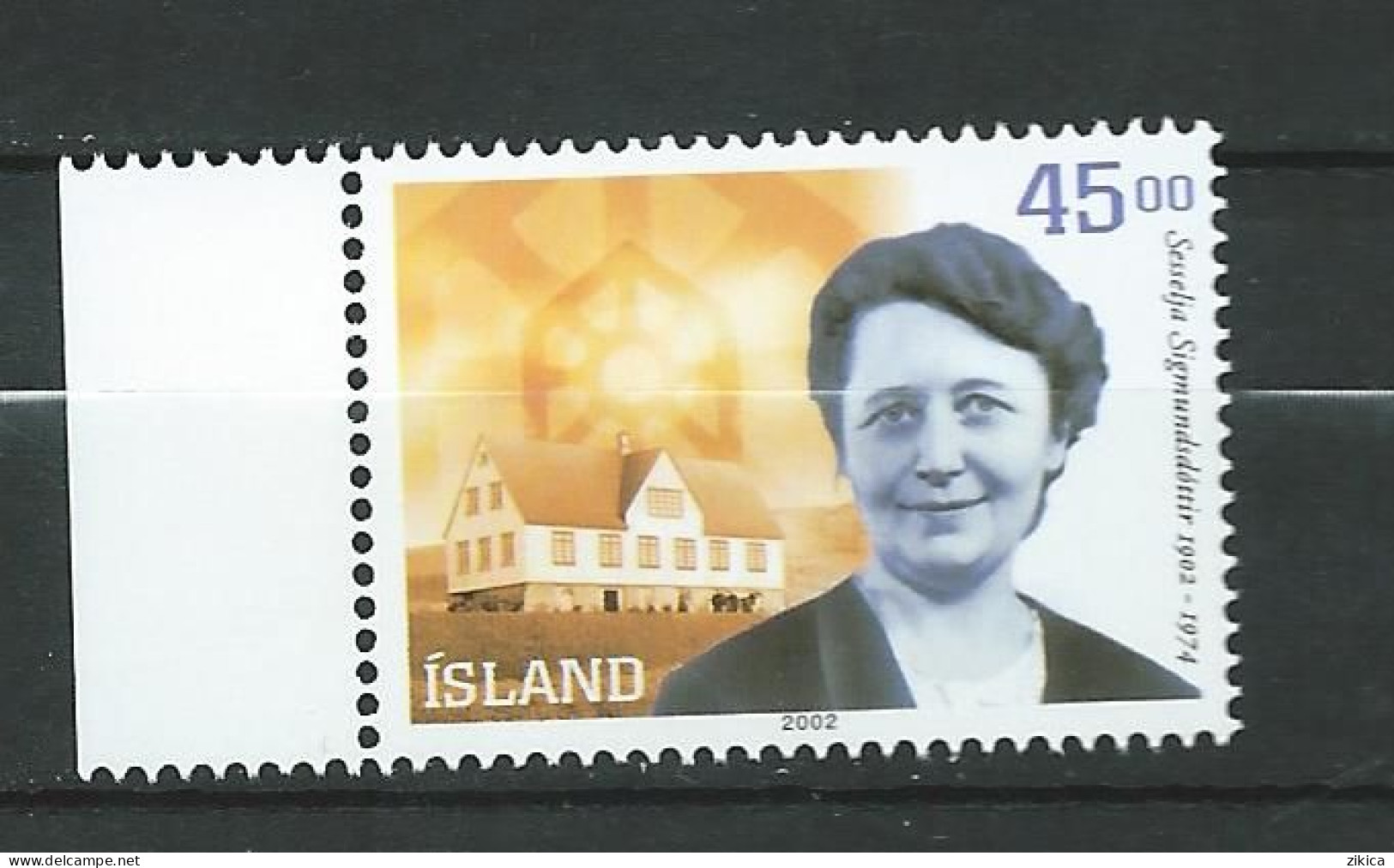 Iceland 2002 The 100th Ann. Of The Birth Af Sesselja H. Sigmundsdottir. Pedagogy  MNH** - Neufs