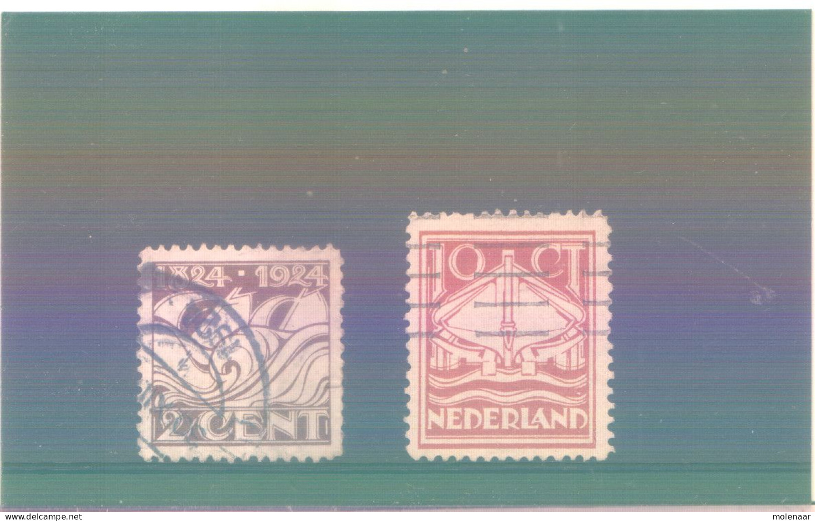 Postzegels > Europa > Nederland > Periode 1891-1948 (Wilhelmina) > 1891-1909 > 139-140 Gebruikt (11758) - Oblitérés