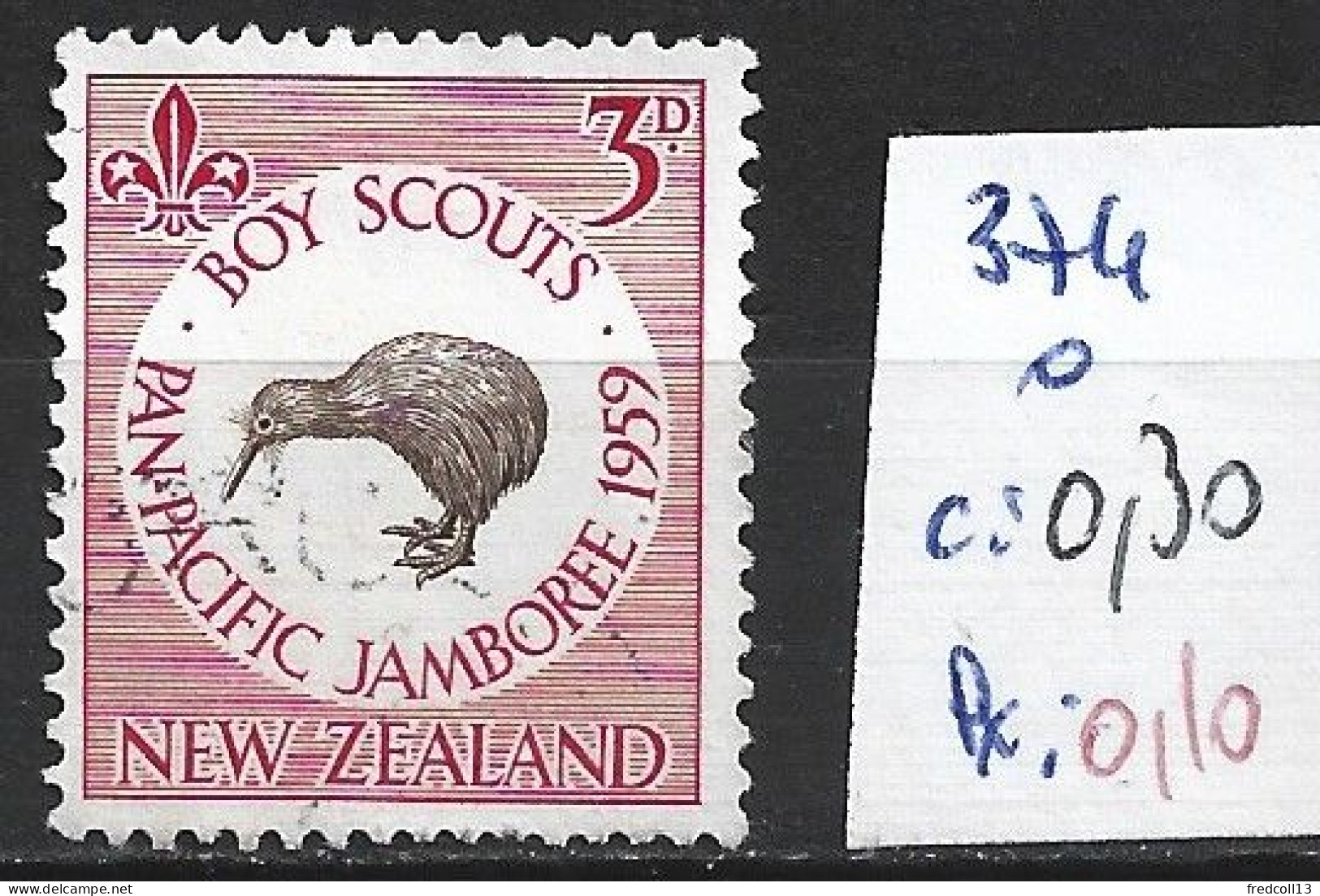 NOUVELLE-ZELANDE 374 Oblitérés Côte 0.30 € - Used Stamps