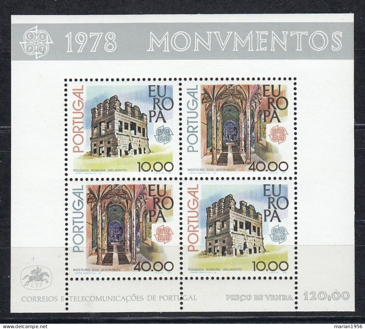 Portugal 1978 - EUROPA-CEPT  - MNH - 1978