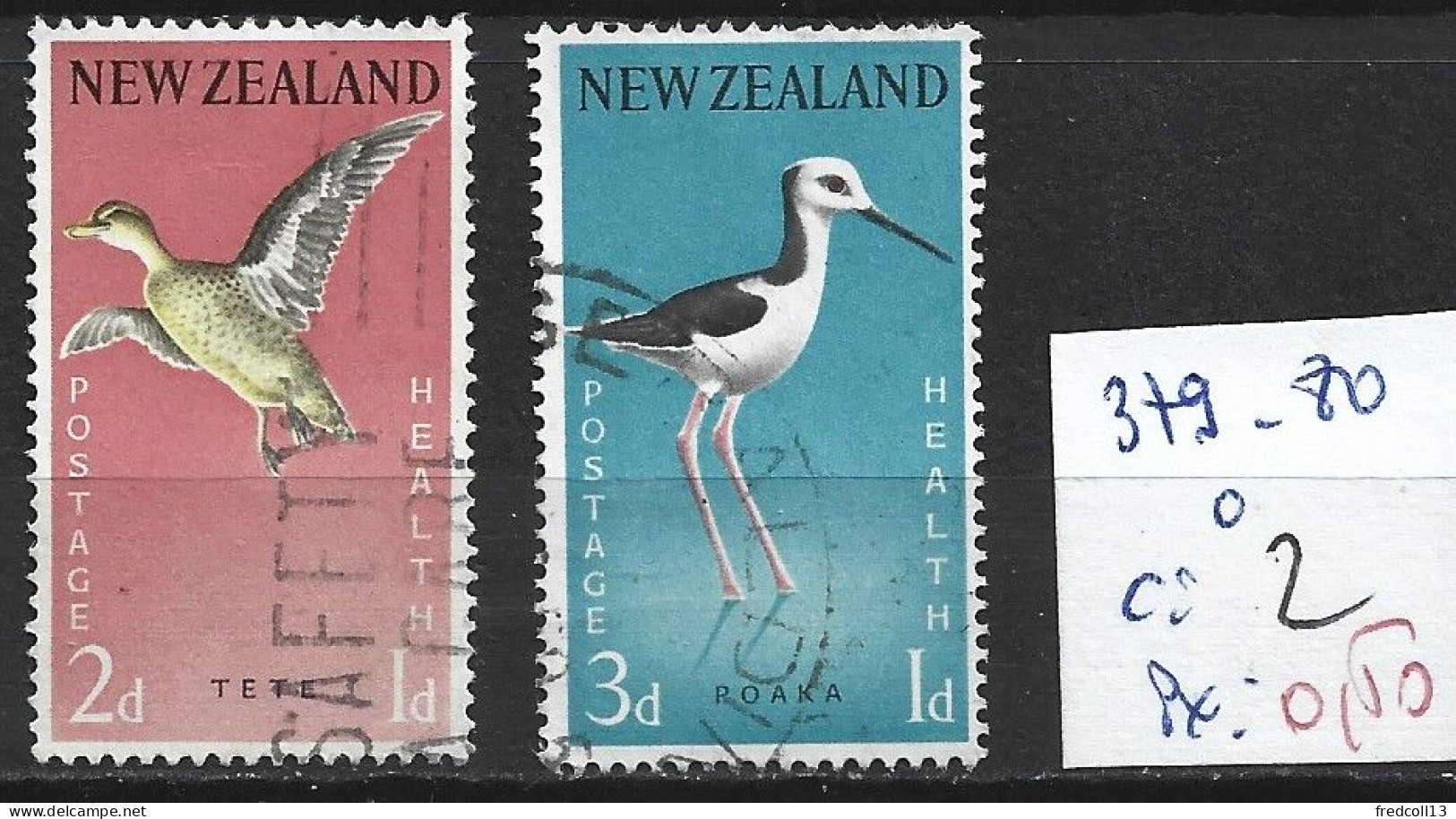 NOUVELLE-ZELANDE 379-80 Oblitérés Côte 2 € - Used Stamps