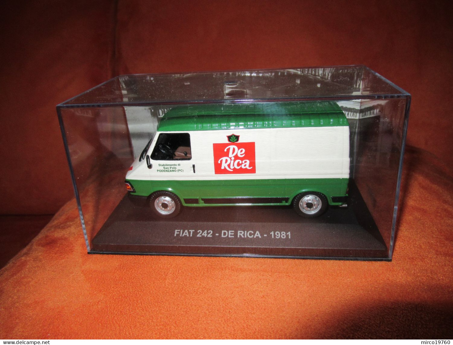 DIE CAST 1:43 - FIAT 242 - DE RICA - 1981 - NUOVO IN TECA RIGIDA - Autres & Non Classés