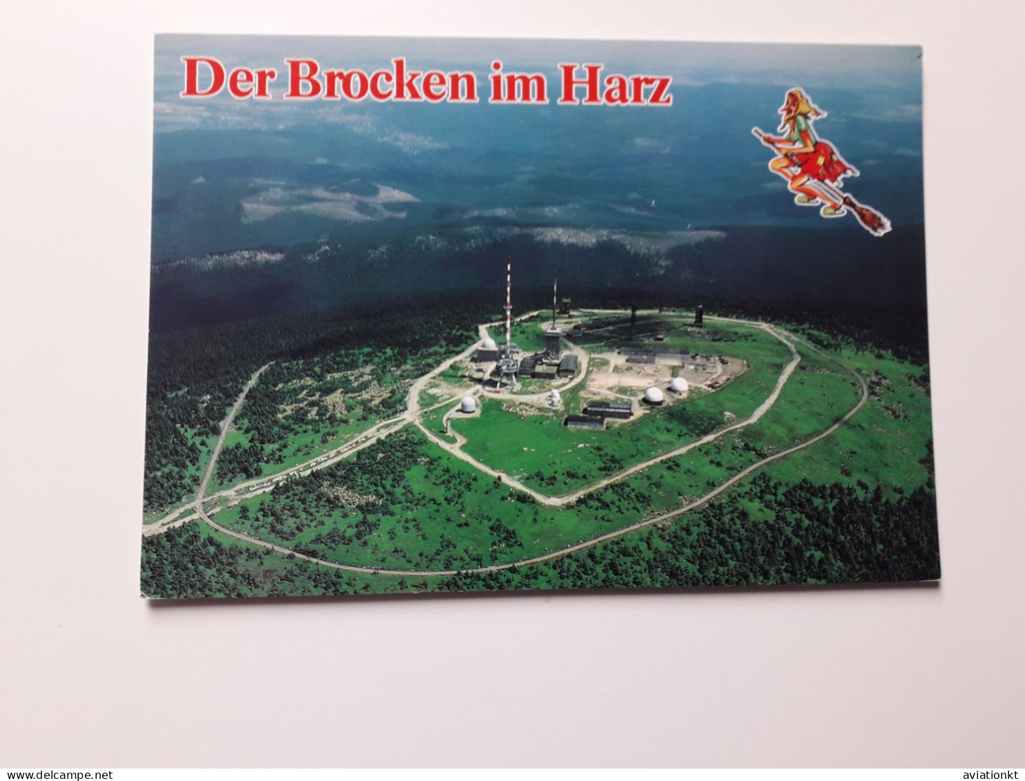Der Brocken Im Harz Mit Hexe - Schierke