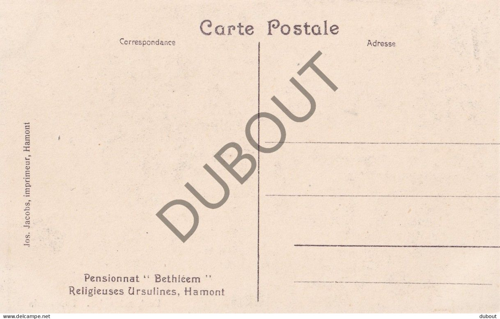 Postkaart - Carte Postale - Hamont Pensionnat Bethléem  (C5633) - Hamont-Achel