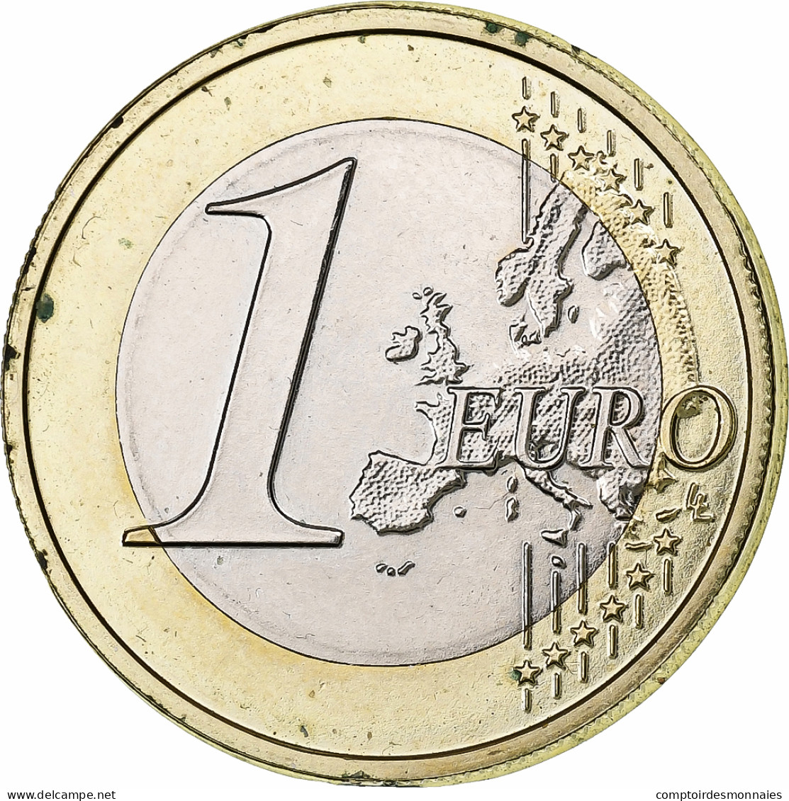 Luxembourg, Henri, Euro, Error Mule / Hybrid 50 Cent Observe, 2007, Utrecht - Varietà E Curiosità