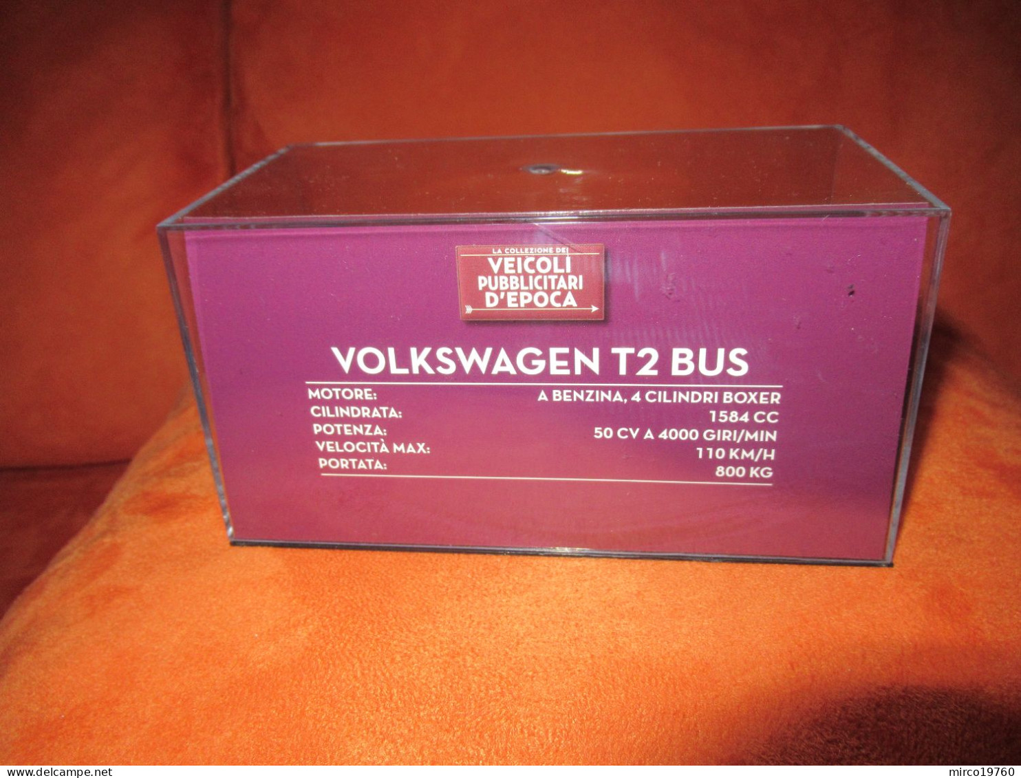 DIE CAST 1:43 - VOLKSWAGEN T2 BUS - STORMY SIX - 1971 - NUOVO IN TECA RIGIDA - Autres & Non Classés