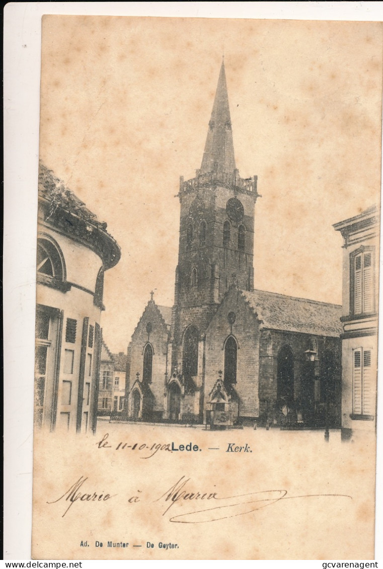 LEDE  KERK    2 SCANS - Lede