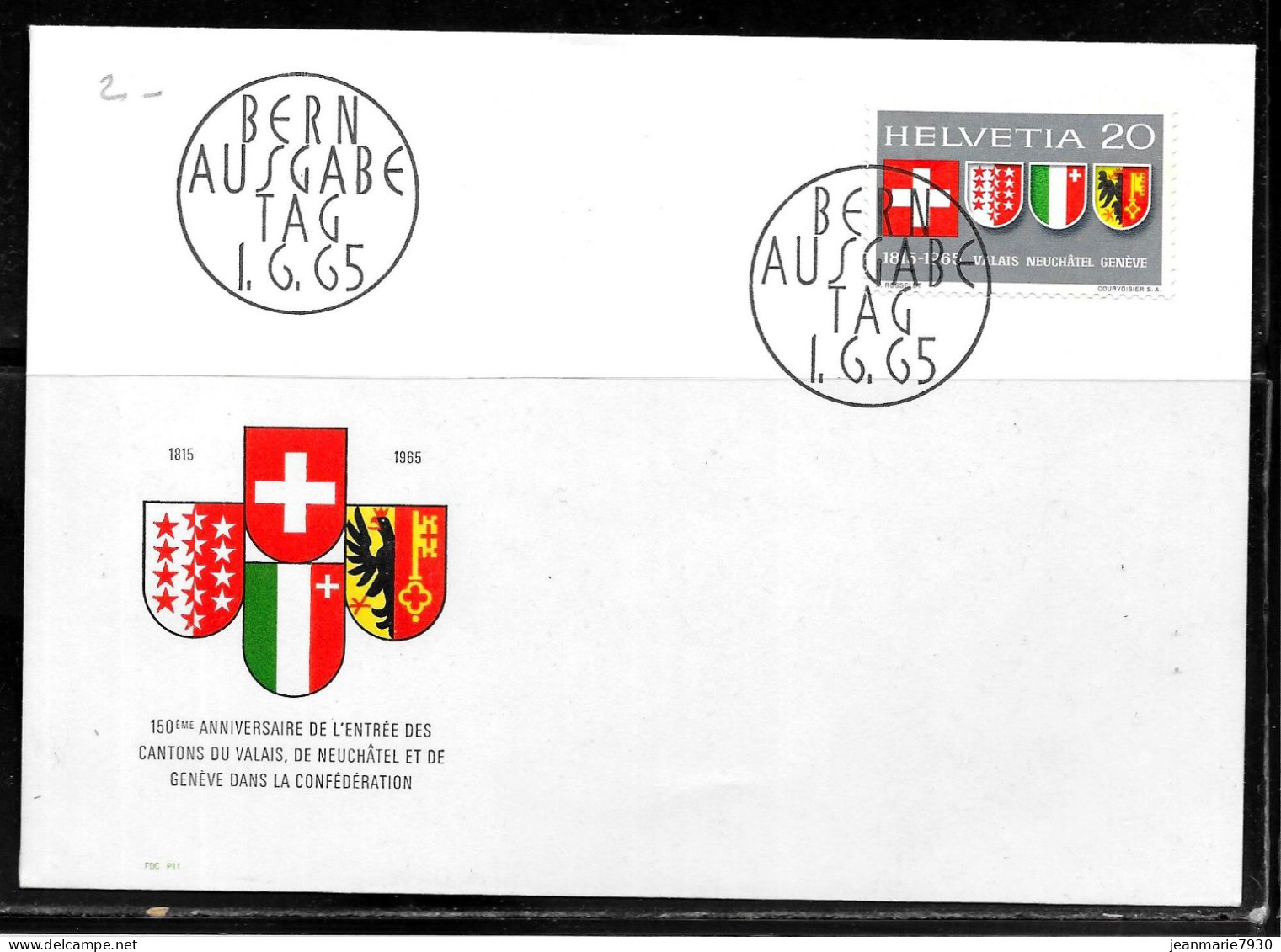 N250 - SUISSE - LETTRE DE BERNE DU 01/06/1965 - Marcophilie