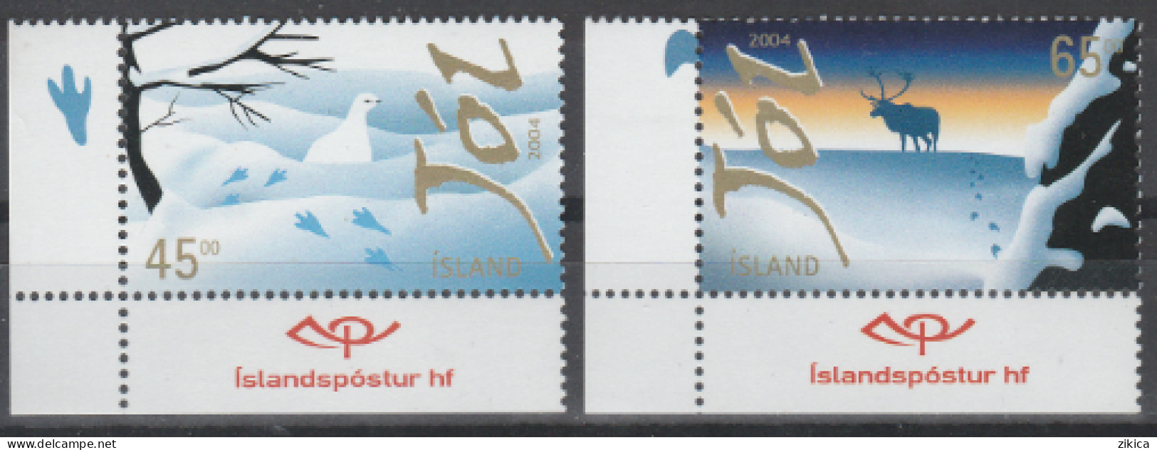 Iceland - 2004 Merry Christmas  MNH** - Unused Stamps