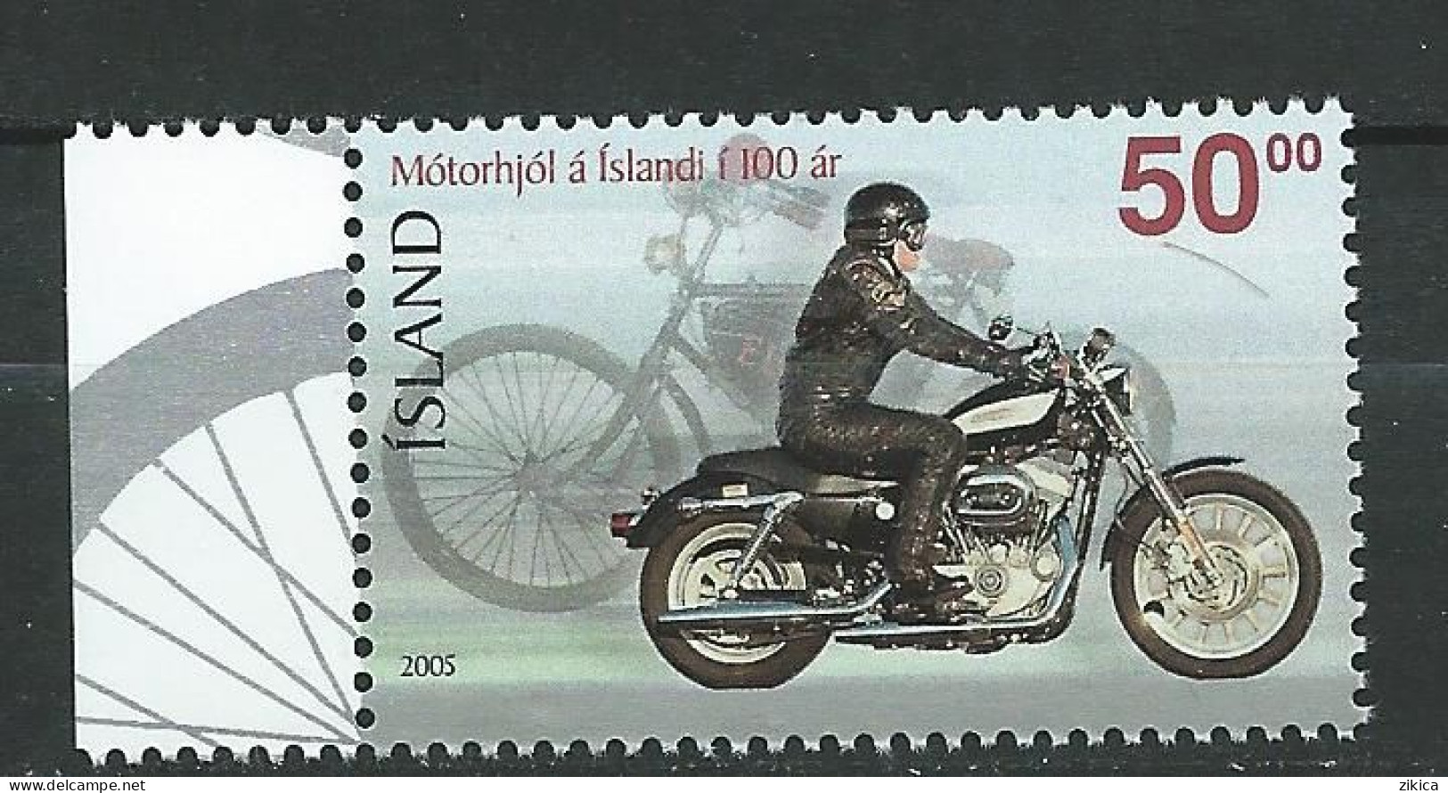 Iceland - 2005 The First Motorcycle In Iceland  MNH** - Nuevos