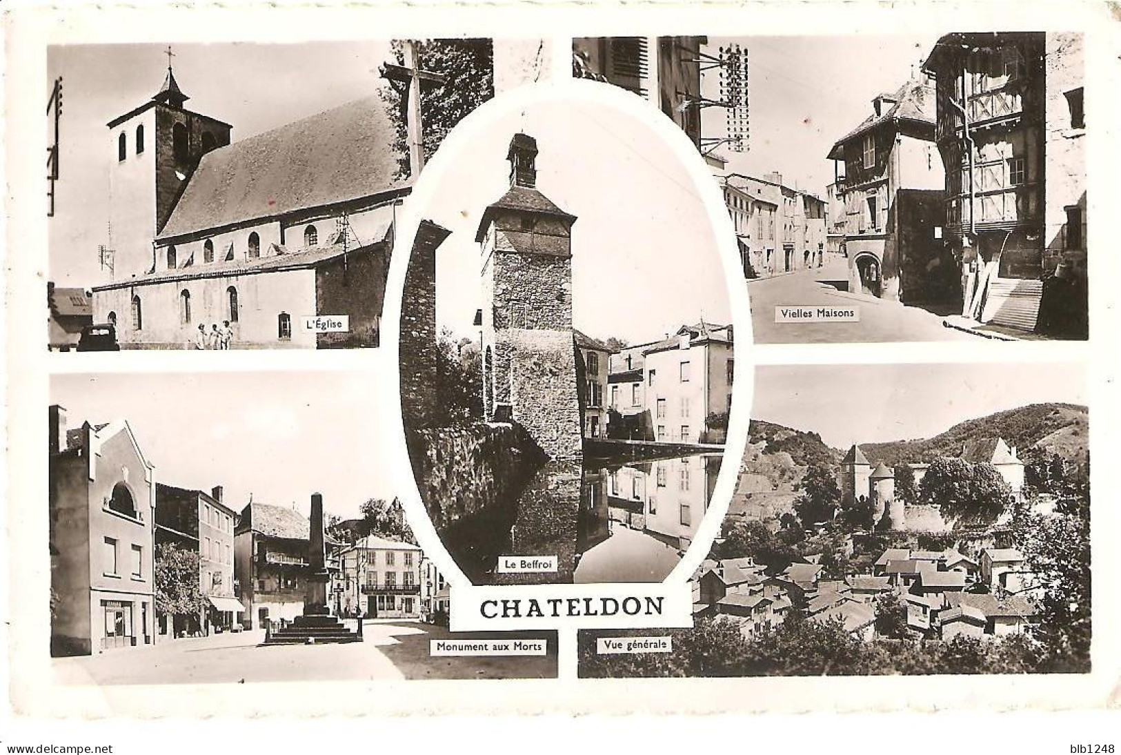 [63] Puy-de-Dôme > Chateldon Carte Multivues - Chateldon