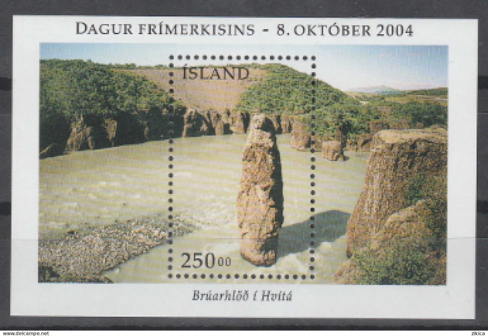 Iceland - 2004 Brúarhlöd Canyon S/S MNH** - Nuovi