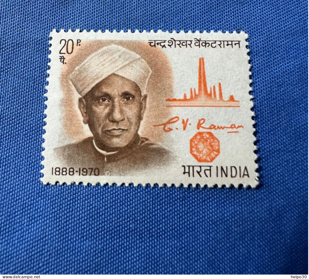 India 1971 Michel 532 C. V. Raman MNH - Nuovi