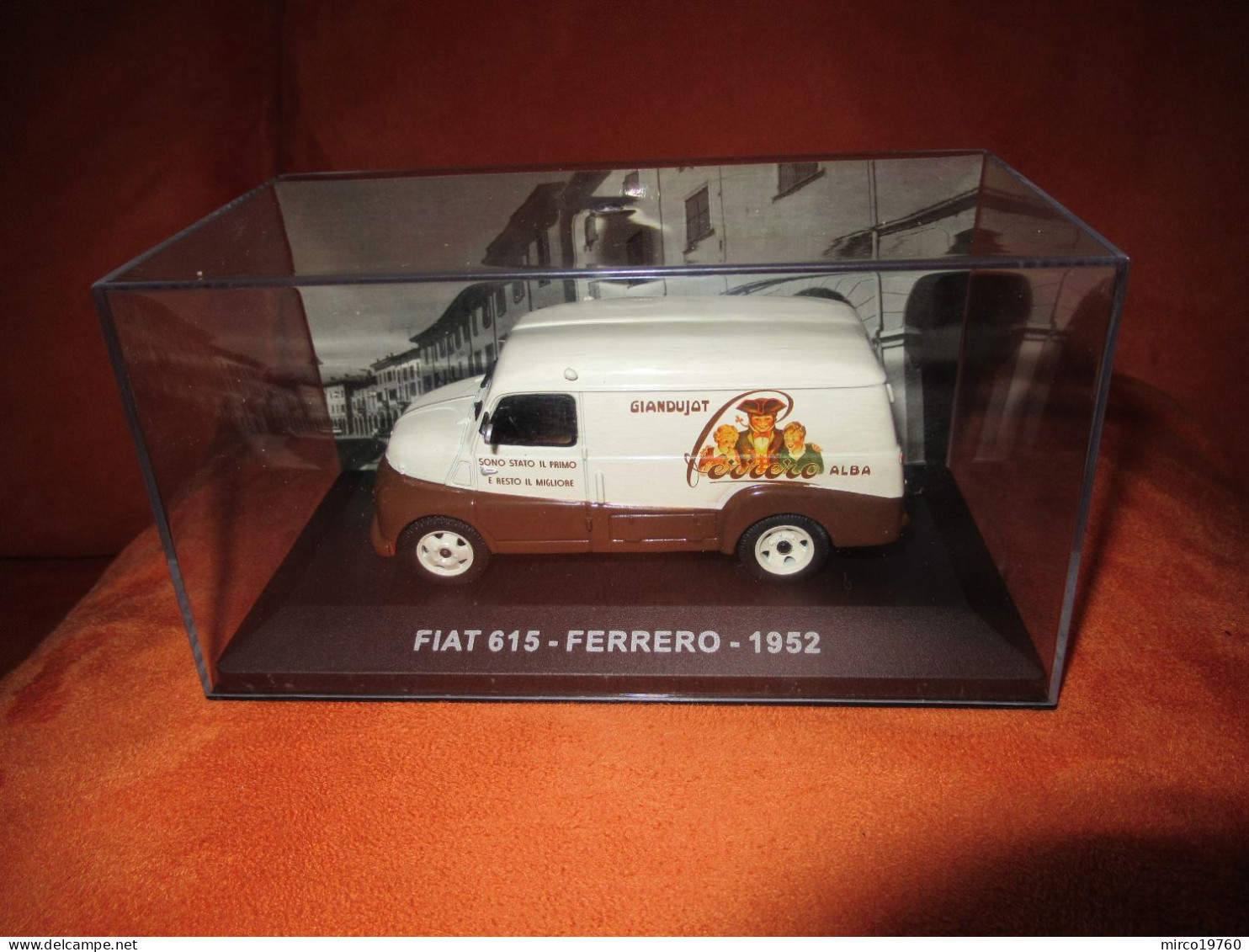 DIE CAST 1:43 - FIAT 615 - FERRERO - 1952 - NUOVO IN TECA RIGIDA - Otros & Sin Clasificación