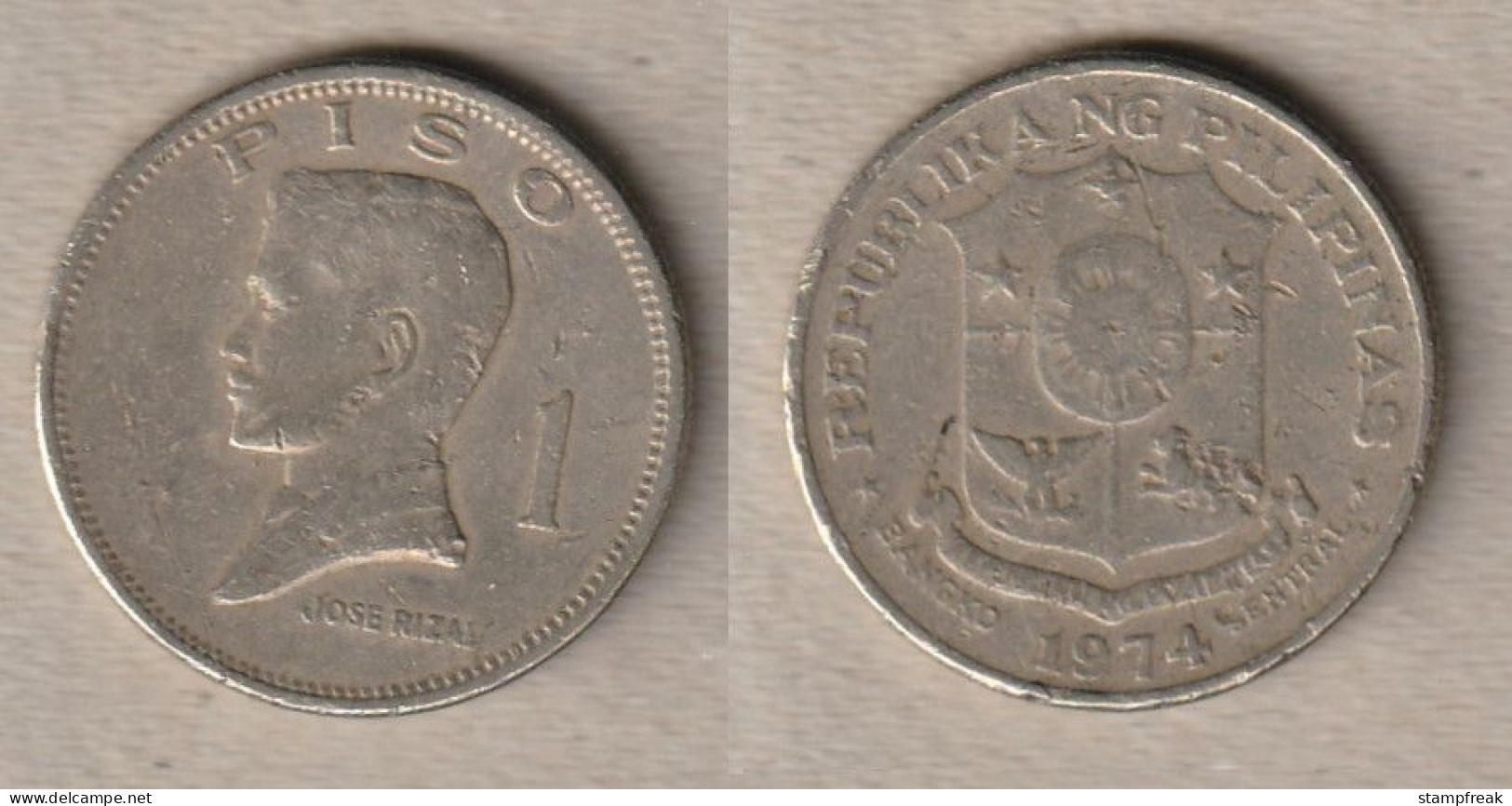 02333) Philippinen, 1 Piso 1974 - Philippines