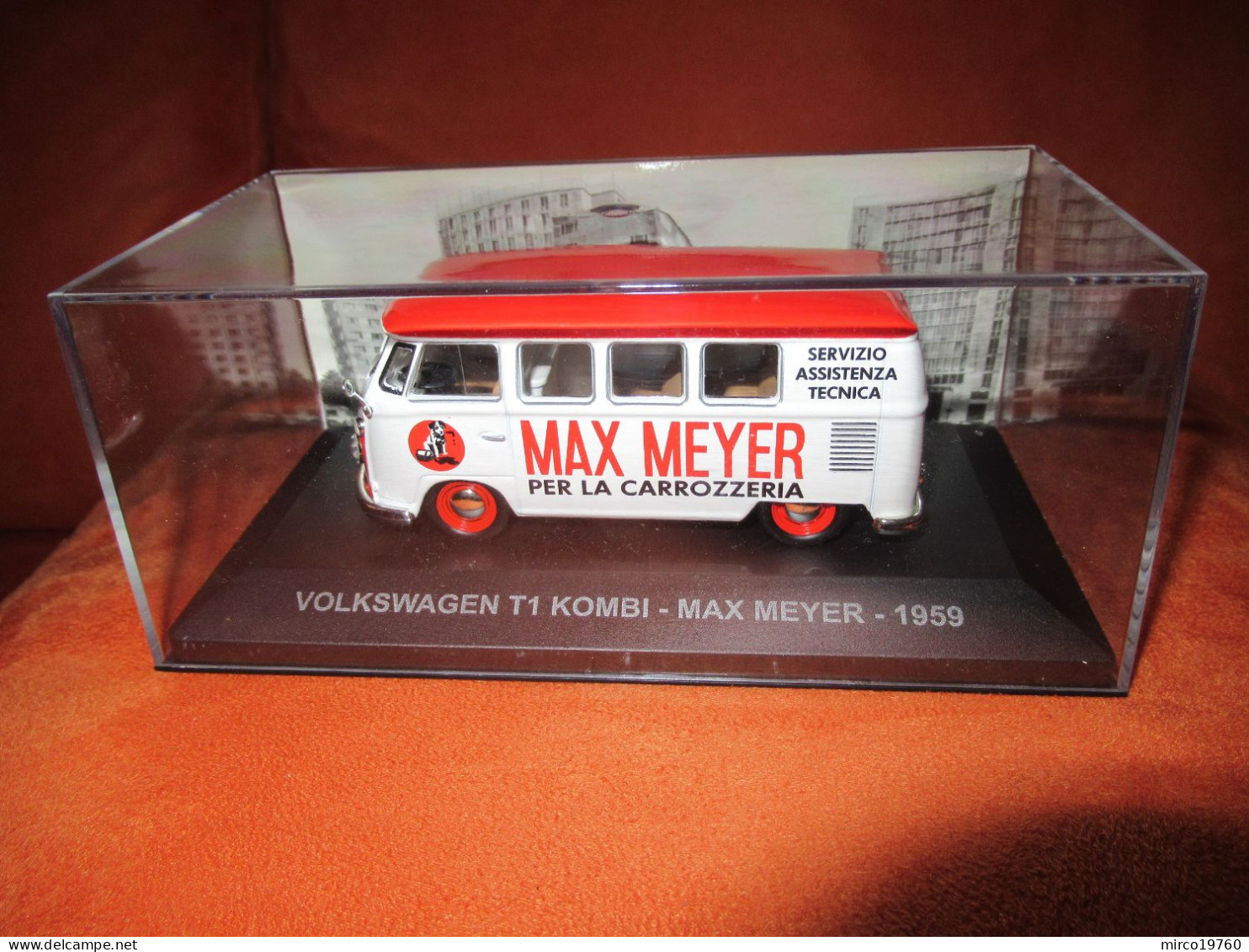 DIE CAST 1:43 - VOLKSWAGEN T1 KOMBI - MAX MEYER - 1959 - NUOVO IN TECA RIGIDA - Autres & Non Classés