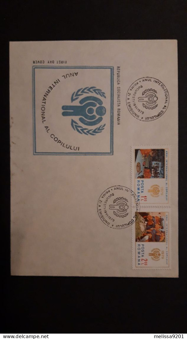 2 Briefmarken - Rumänisch - 1979 - Usado