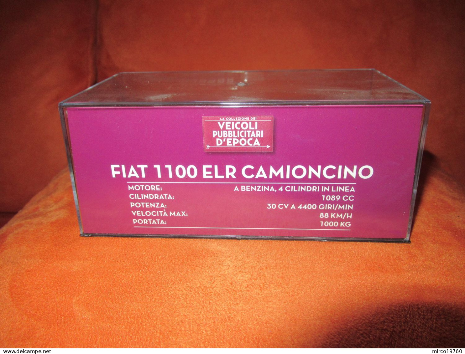 DIE CAST 1:43 - FIAT 1100 ELR CAMIONCINO - LATTERIA SORESINESE - 1952 - NUOVO - Altri & Non Classificati