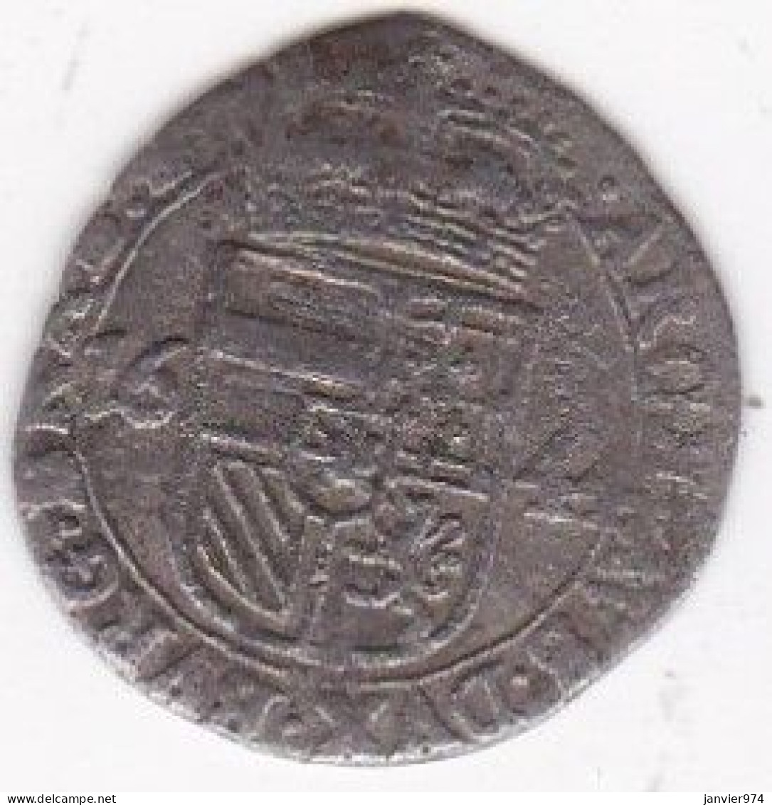 Comté De Flandre , Patard 1644 , Philippe IV , En Argent. - Otros & Sin Clasificación