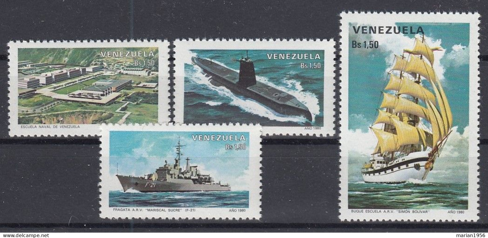 Venezuela 1980 - TRANSPORT - MNH - Autres (Mer)