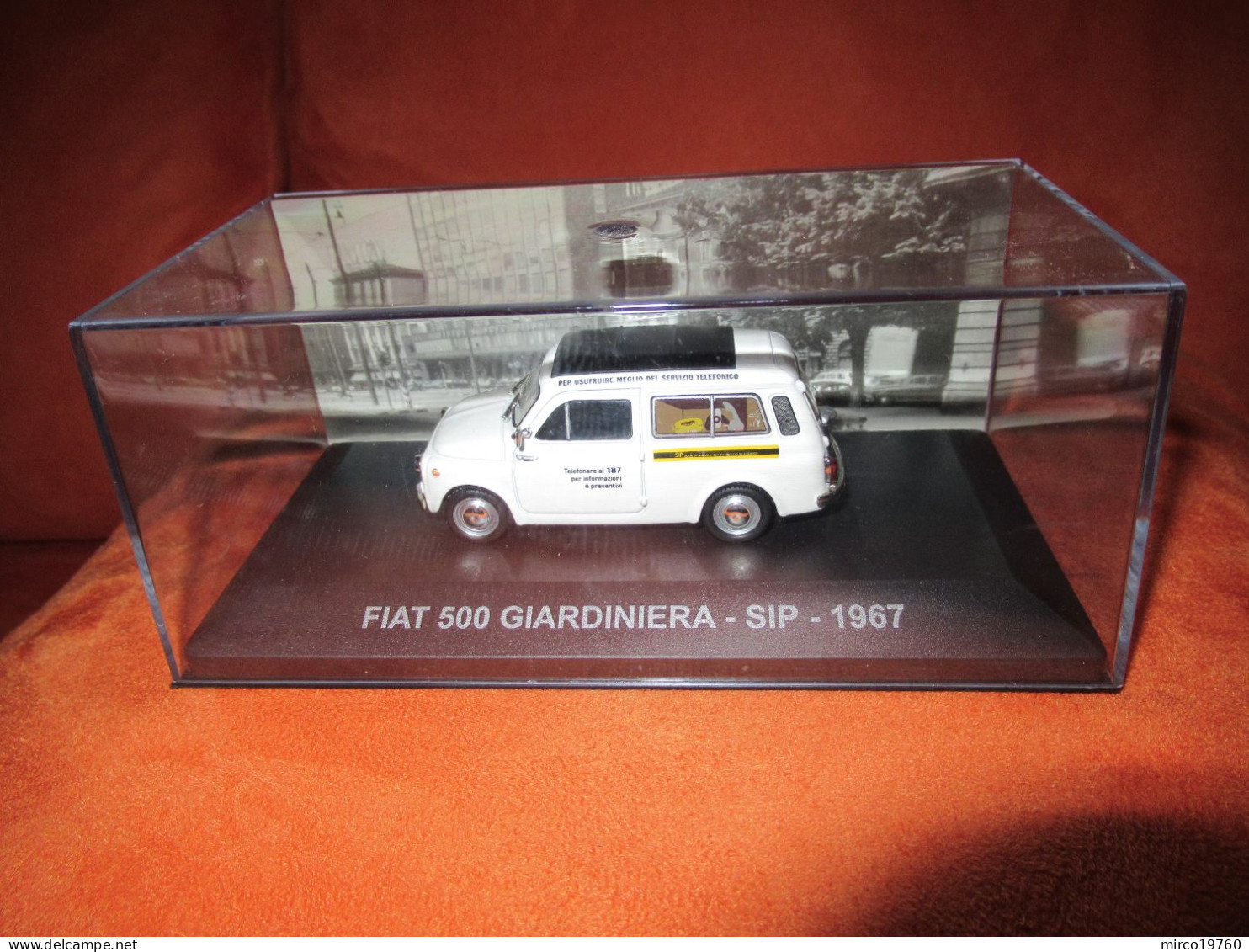 DIE CAST 1:43 - FIAT 500 GIARDINIERA - SIP - 1967 - NUOVO CON TECA RIGIDA - Otros & Sin Clasificación