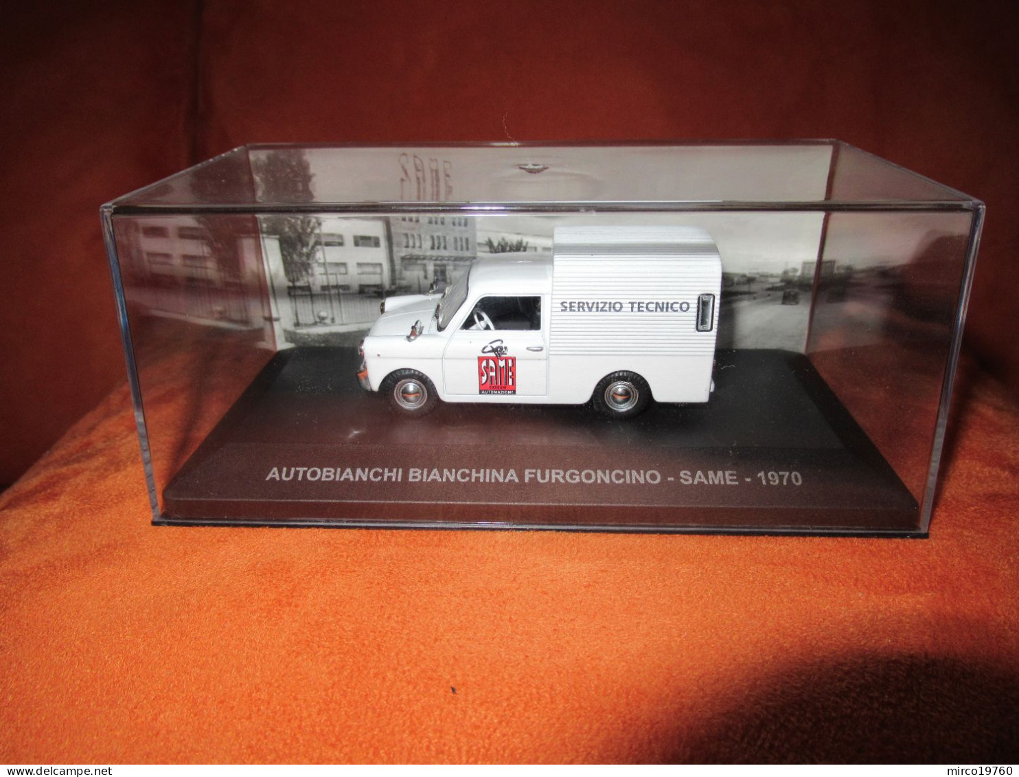 DIE CAST 1:43 - AUTOBIANCHI BIANCHINA FURGONCINO - SAME - 1970 - NUOVO IN TECA - Altri & Non Classificati