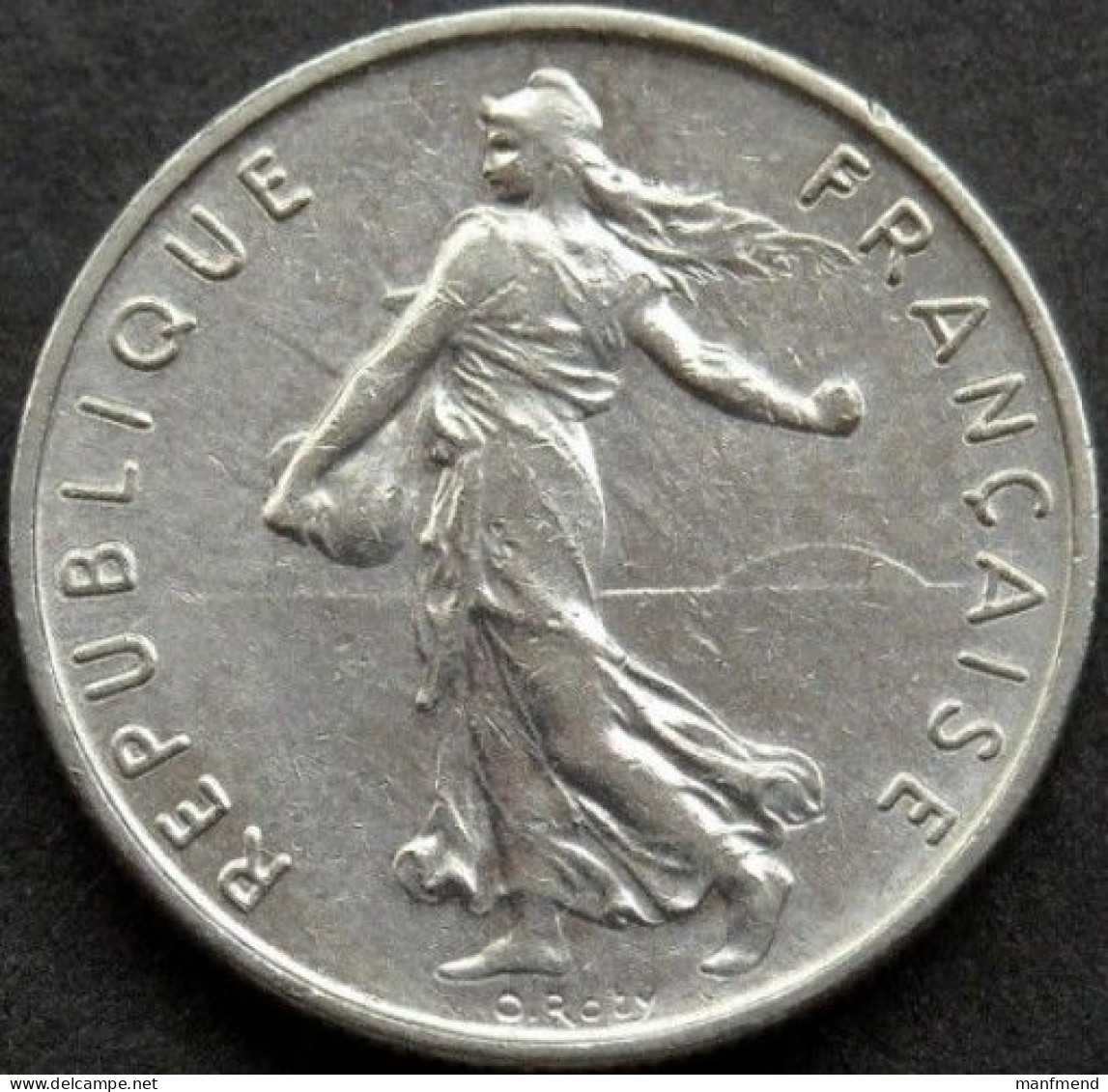 France - 1969 - KM 931 - 1/2 Franc - XF - 1/2 Franc