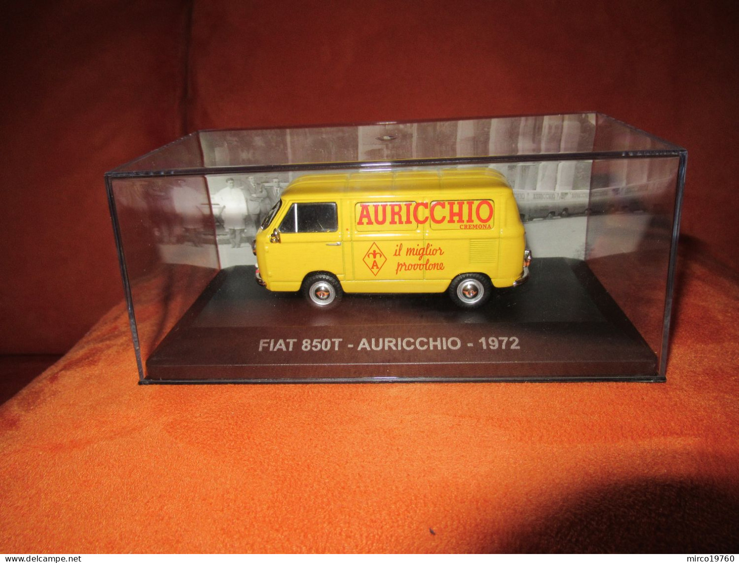 DIE CAST 1:43 - FIAT 850T - AURICCHIO - 1972 - NUOVO IN TECA RIGIDA - Autres & Non Classés